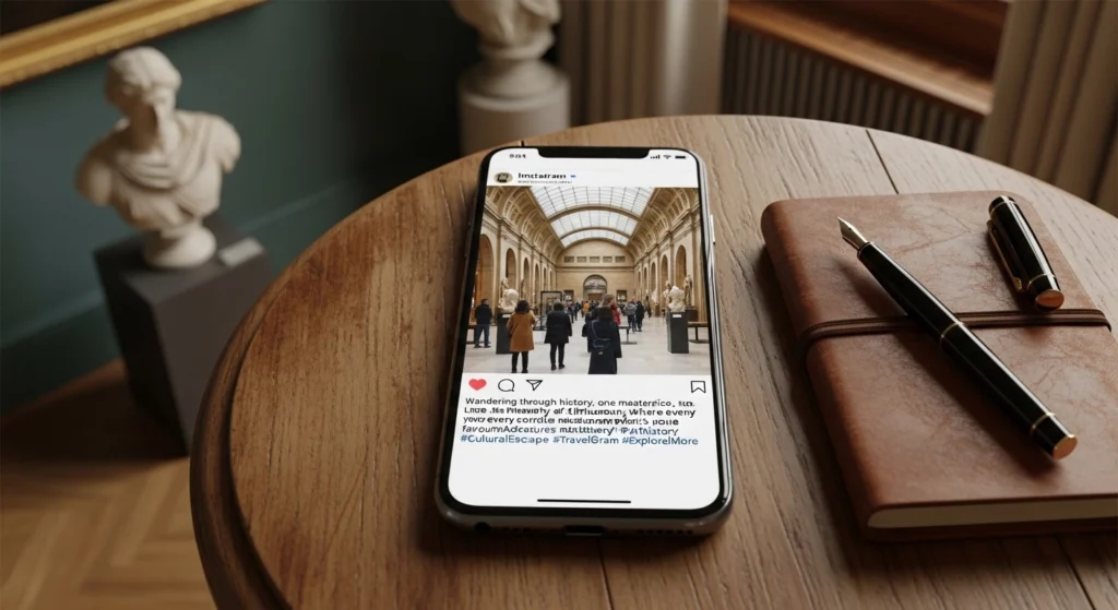 Instagram captions for museums