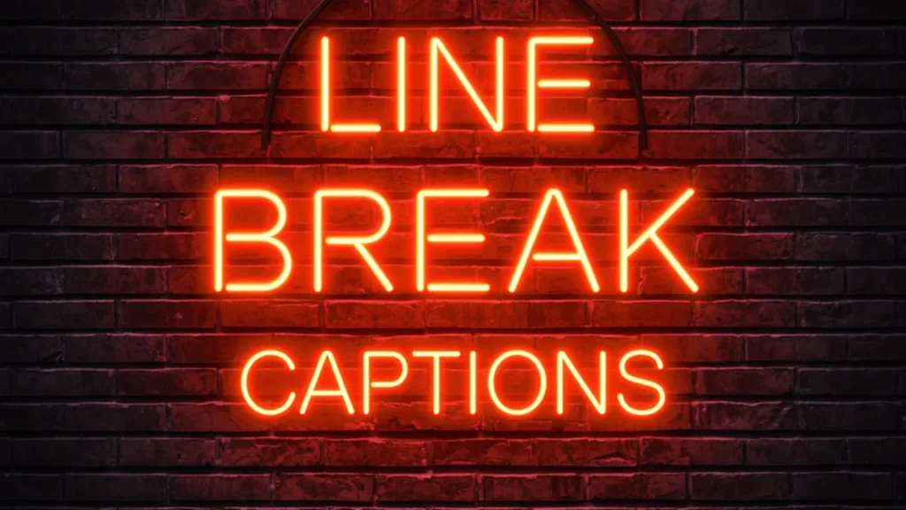 Line Break Instagram Captions