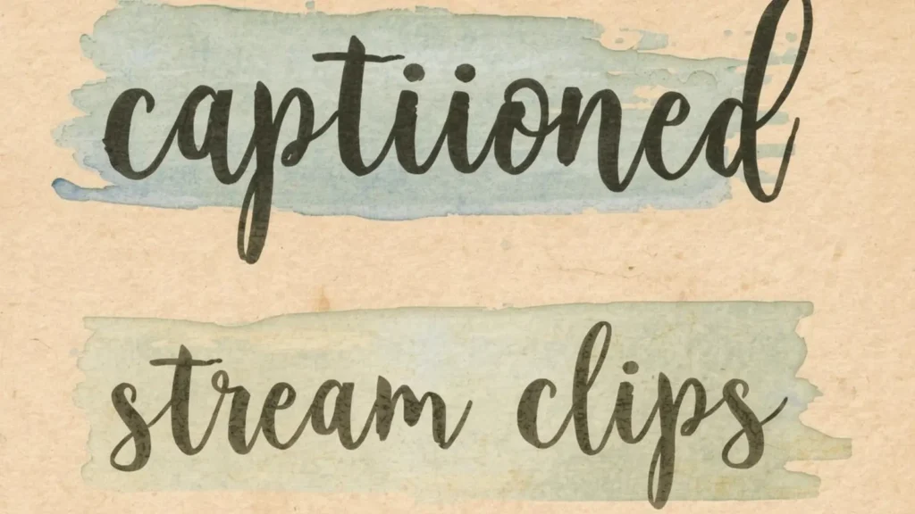 Instagram Captions for Captioned Stream Clips