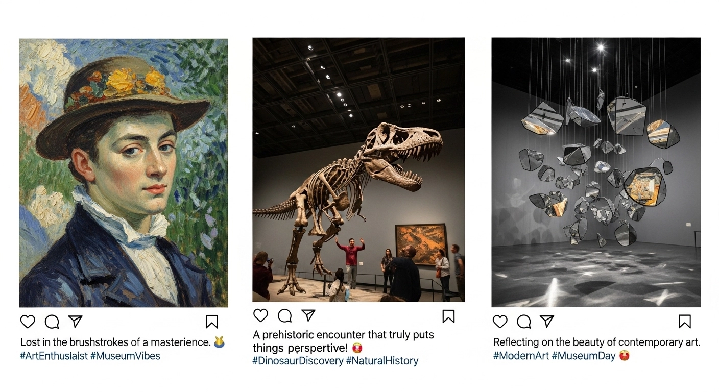 Instagram captions for museums